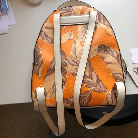 Coach feather print leather backpack - Picture 6 of 11